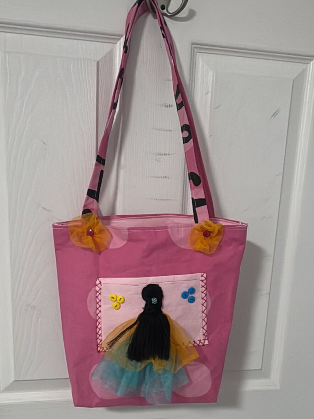 Eco-Friendly Handmade Cotton  – Unique Barbie Doll Design Bag